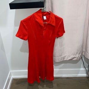 H&M Red Tennis Dress, Size Small, NEVER WORN